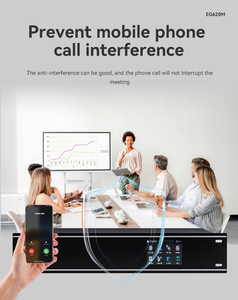 ISonicavct EG-620M Digital Wired Audio Conference Central Control <strong>Device</strong> Video Tracking Microphone Speaker Processor Host Unit - Product Image 5