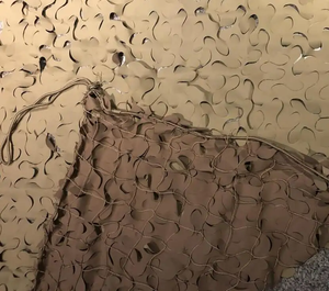 Dreieckiges Sandnetz-Tarnnetz für natürlichen Schatten auf einer Terrasse oder einem Pool - Product Image 5