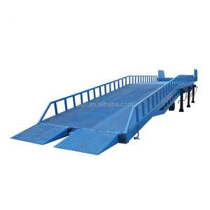 6ton רציף ramping מיכל טעינה ramping <span class=keywords><strong>dock</strong></span> levelable נייד הידראולי עגינה רמפה פלדה עגינה כבדה פלדה slop