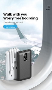 Factory Price New Arrival Portable <strong>Charger</strong> Built in Cable PowerCheap Price Portable <strong>Charger</strong> Fast <strong>Charger</strong> 4 Output 1 Input - Product Image 5