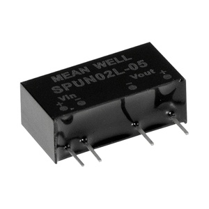 MEAN WELL-Convertidor de alto aislamiento, entrada de 12V CC, salida de 5V y 400mA, 2W, SIP7, ideal para telecomunicaciones e industriales - Product Image 2