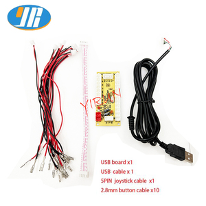 Factory Direct DIY <strong>USB</strong> Game <strong>Controller</strong> &amp; Joystick Encoder 5V Zero Delay <strong>Arcade</strong> for PC Made with Durable Metal &amp; Plastic