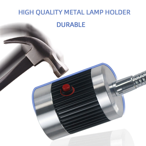 Led makine aracı çalışma lambası 24v 220v Gooseneck atölye çalışma ışıkları manyetik/vida tabanı süper parlak endüstriyel lamba - Product Image 3