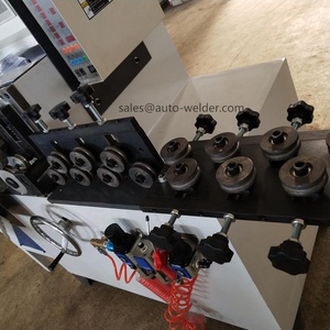 La macchina per la produzione e la saldatura ad anello adotta il controllo del programma PLC, ampiamente utilizzato nella copertura della rete del ventilatore - Product Image 5