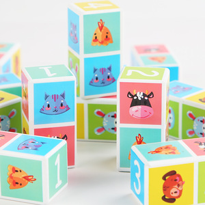 <strong>Pattern</strong> Matching <strong>Building</strong> <strong>Blocks</strong> Game Powerful Brain <strong>Building</strong> <strong>Blocks</strong> and Card Matching Wooden Toy - Product Image 2