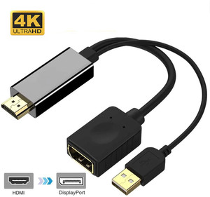 4K60Hz Active <strong>HDMI</strong> 2.0 Male to <strong>DisplayPort</strong> 1.2 Female Converter <strong>HDMI</strong> <strong>Output</strong> to DP <strong>Input</strong> Adapter for PS4/5 Mac <strong>Mini</strong>