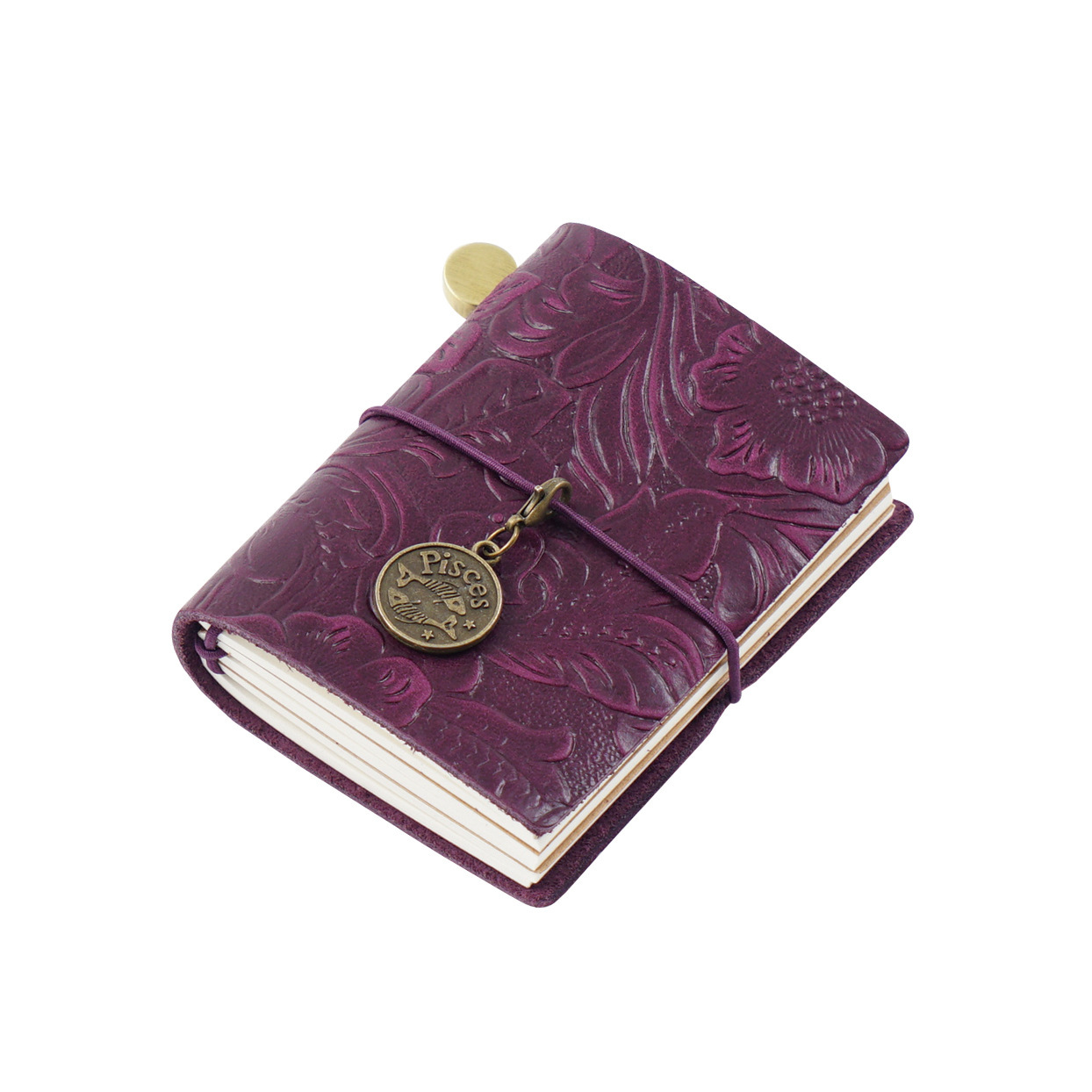 Recharges violettes en cuir sculpté - 2 unités incluses