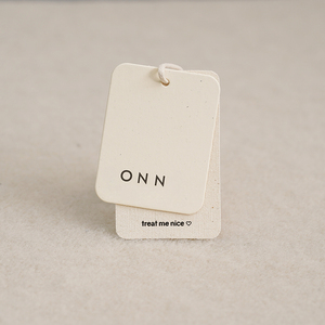 Thân thiện với môi tùy chỉnh giấy treo <span class=keywords><strong>tag</strong></span> Swing <span class=keywords><strong>Tag</strong></span> cho hàng may mặc Túi giày với logo in ấn và chuỗi - Product Image 2