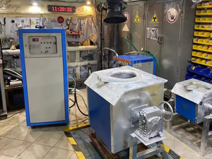 उच्च आवृत्ति एल्यूमीनियम प्रेरण पिघलने भट्ठी इलेक्ट्रिक भट्ठी हीटिंग मशीन तांबे के लिए स्मेल्टिंग भट्ठी प्रेरण - Product Image 5