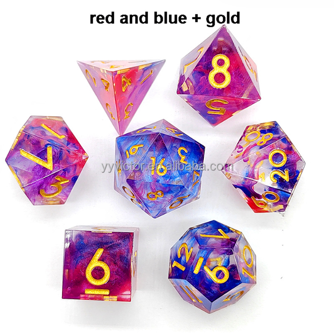 rouge et bleu + or