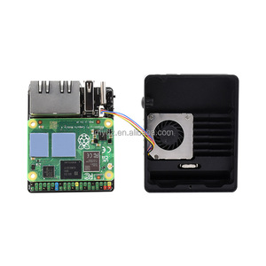 Lampone Pi CM4 doppia porta Ethernet Gigabit Mini scheda di espansione CM4 Host con guscio metallico