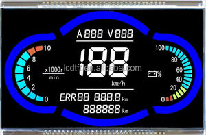 7 Segment Flüssigkeits anzeige elektronische Waage TN LCD-Panel Glas 3V Zebra Nummer LCD sieben Segment für Gas anzeige - Product Image 6