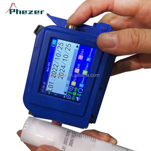 Phezer Mini Hand druckmaschine Flasche Chargen code Chargen nummer Tinten strahl drucker