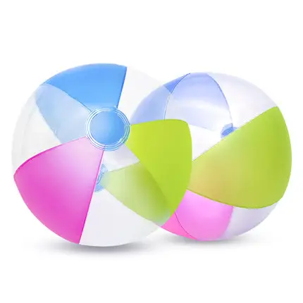 Pelota inflable colorida para playa, pelota de voleibol hinchable