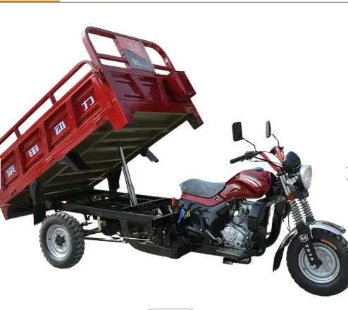 2023 China venda quente 150cc 200cc Gasolina três rodas Triciclo Adulto Motocicleta Triciclos Motorizados