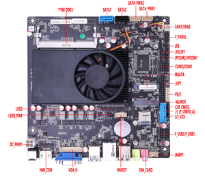 Elsky X86 Motherboard und Prozessor 2. 3. Generation Core i3 i5 i7 DDR3 8G MSATA SATA 3.0 SATA 2.0 VGA/HD-MI/LVDS - Product Image 2