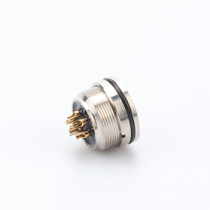 M16 Rear Panel Mount Industrial 2p 3p 4p 5p 6p <strong>Sensor</strong> a B D <strong>Code</strong> Socket Plug 90 Degree Elbow Assembly Connector Solder Screw - Product Image 3