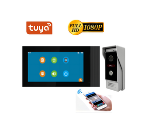Precio de fábrica WiFi Video Intercom System 7 pulgadas Pantalla táctil 1080P Cámara Timbre inteligente impermeable con aplicación Tyua - Product Image 3