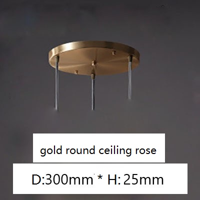 Or rond plafond rose