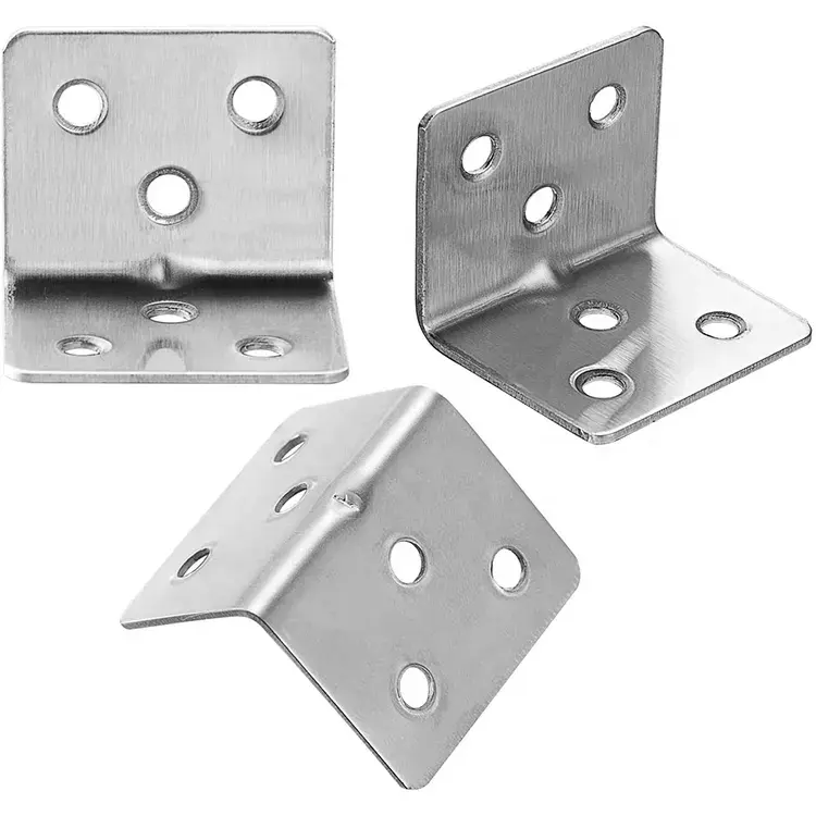 Metall l Halterung benutzer definierte Winkel halterung kleine Winkel halterung mit zwei Löchern