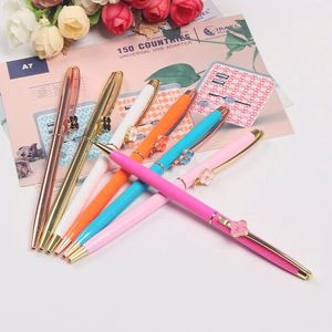 New <strong>Style</strong> Slim Metal Pen Twist Ballpoint with Raw Material Flower Design 1.0mm <strong>Writing</strong> Width - Product Image 4