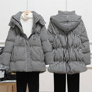 <span class=keywords><strong>Grigio</strong></span> Una Linea di Modello In Cotone Sotto il Ginocchio A Maniche Lunghe In Poliestere Piccolo Controllato <span class=keywords><strong>Cappotto</strong></span> per Le Donne - Product Image 2