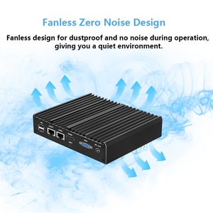 YUHUA Industrial PC J4125 2 lan 2 com controllo industriale Fanless Computer con Linux OS piccole dimensioni Embededd Mini pz