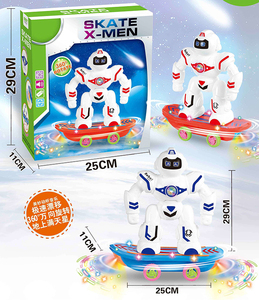 MJ oyuncak robotlar Robocop elektronik deli robotlar B/O Robot oyuncaklar ışık ve müzik ile çocuklar için - Product Image 3