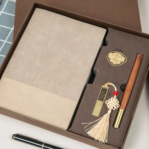 Custom Stationary Flexible Cover Synthetic Vertical <strong>Stripe</strong> Leather Spliced Cover A5 Custom <strong>Notebook</strong> - Product Image 3