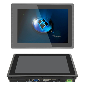 Monitor LCD táctil capacitivo industrial plano verdadero de 7 pulgadas con entrada VGA AV Resolución de 1024x600 para aplicaciones de escritorio - Product Image 1