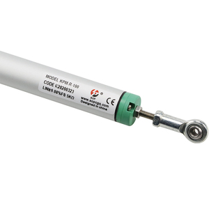 Sensor de posición de potenciómetro lineal para coche de carreras, salida de resistencia de junta esférica de dos extremos, KPM-R-175
