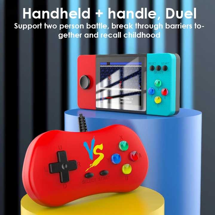 Newest K9 3.0 Inch Portable Handheld Game Console IPS Screen 4GB Memory 500 Free Super for Nintendo NES Games for Kids