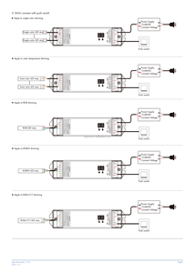 DALI DT6/DT8 светодиодный диммер DA5-L 12-48 В 5-канальный светодиодный контроллер постоянного напряжения для одиночного/двойного белого/RGB/RGBW/RGBCCT - Product Image 4