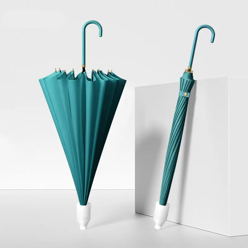 Shopping veloce 16K resistenza al vento PU maniglia parasole per regalo promozionale ombrello per auto