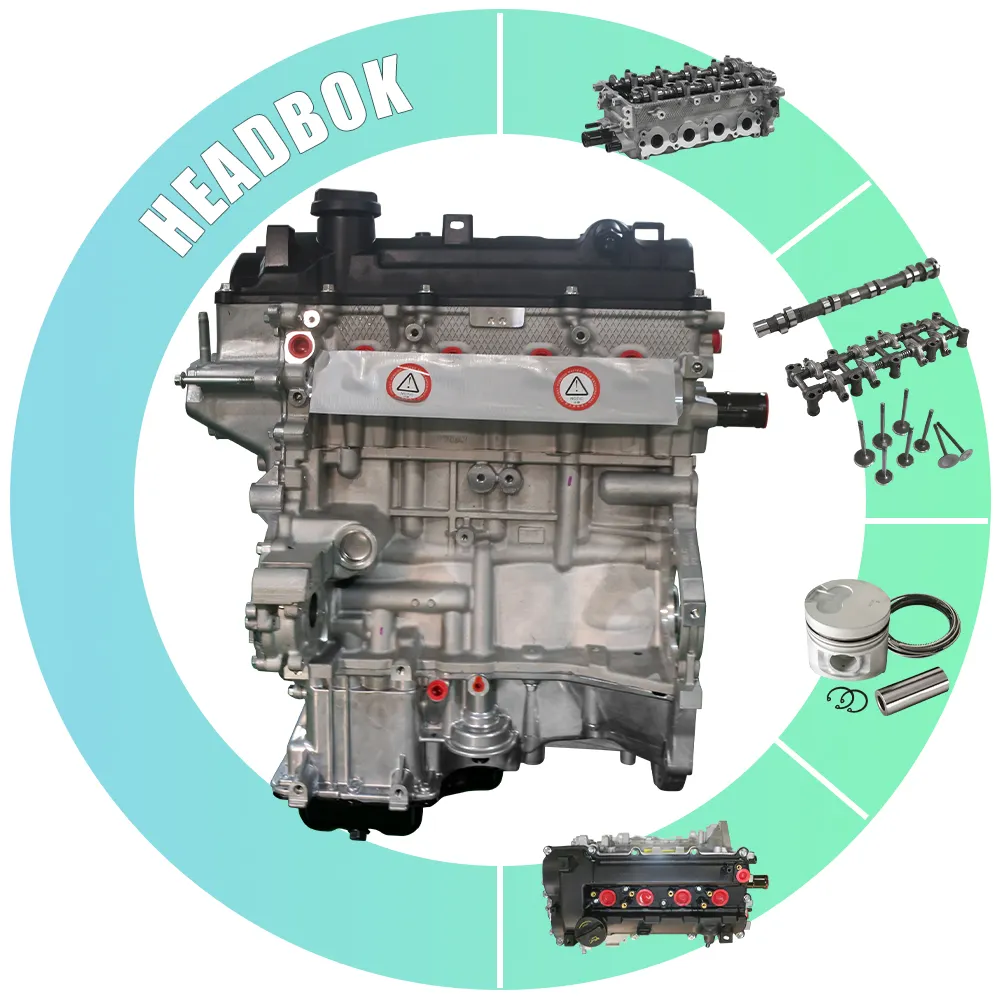 HEADBOK, nuevo motor de coche G4LA/G4LC, bloque de cilindros completo, bloque largo para Hyundai, sistemas de motor automático, montaje de motor