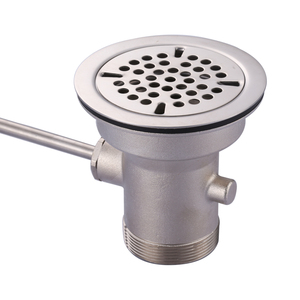Leva di torsione lavello a mano senza uscita Overflow in ottone lavello di apertura valvola di scarico dei rifiuti per cucina commerciale - Product Image 4