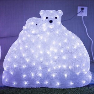 Guirnalda de luces Led multicolor Oso Polar luces temáticas navideñas para Decoración - Product Image 3