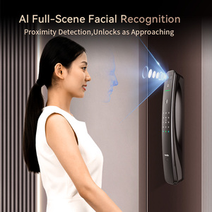 Hot Selling Tuya APP 3D-Gesichtsszene Smart WiFi Digitales Türschloss Kartencode-Schlüssel Finger abdruck entsperren Voll automatisches intelligentes Türschloss