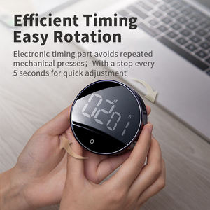 YIZHI studente orologio di lettura piccolo Timer di cottura schermo Lcd digitale rotondo magnetico attrazione 99 minuti 55 secondi Timer da cucina - Product Image 2