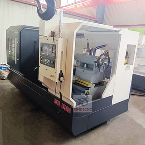 Máquina de roscado de tubos de metal CNC QK1314 de alta precisión, corte de metal completamente automático - Product Image 3