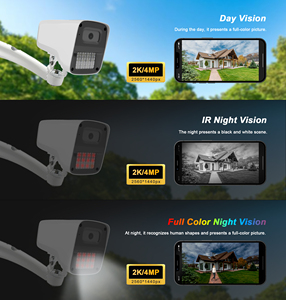 5MP IP Poe Bullet telecamera di sicurezza IP67 di rilevamento umano visione notturna a infrarossi sistema di sicurezza Cctv - Product Image 5