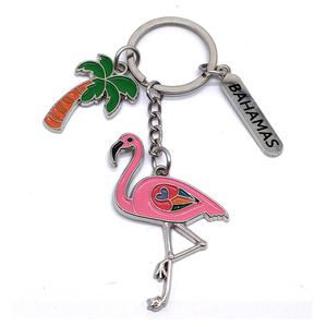 定制形状标志鸟金属动物鹦鹉钥匙扣 - Product Image 6