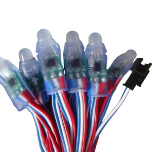 Cable de color 18awg, cadena de píxeles LED de forma redonda 100 WS2811, IP68, 1903, - Product Image 1