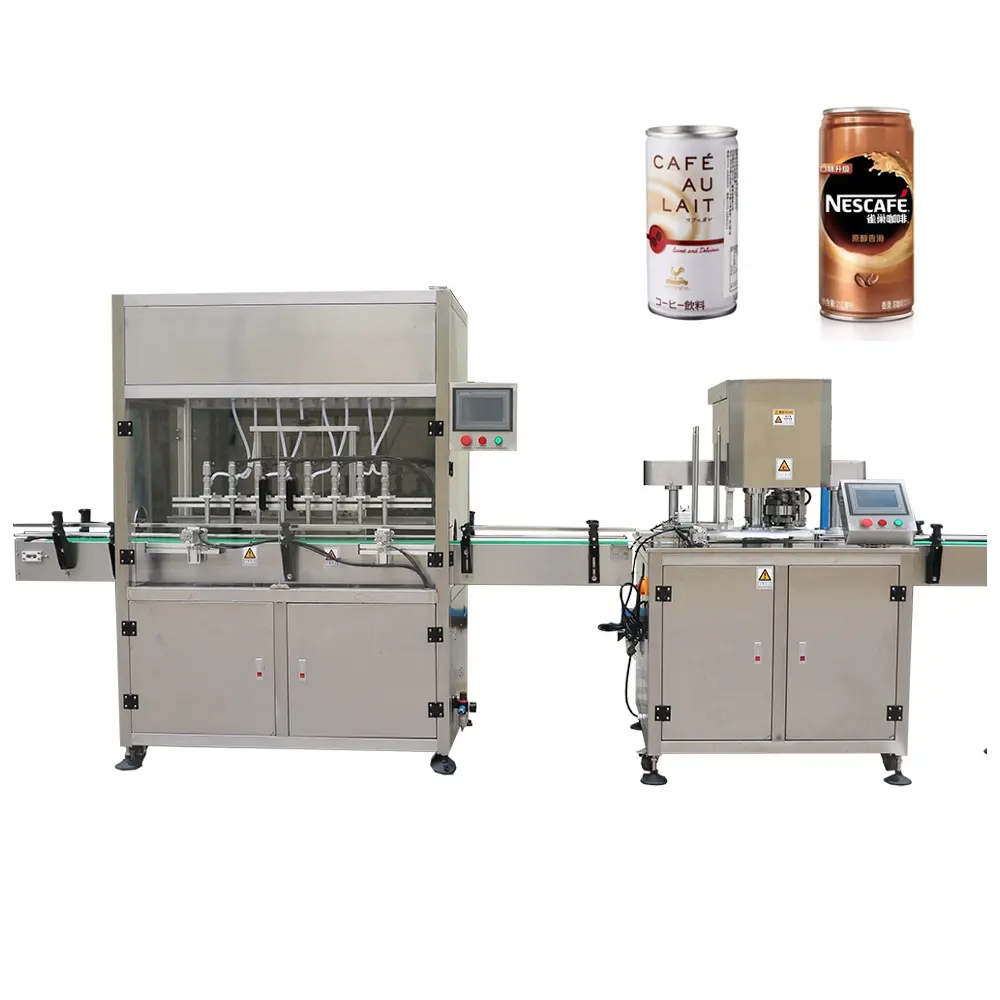 Высококачественная автоматическая машина для розлива жидкости для соуса и сока, машина для розлива алюминиевых банок, машина для розлива пива