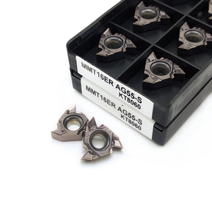 16mm <strong>CNC</strong> Internal <strong>Thread</strong> Machining <strong>Tool</strong> Carbide <strong>Thread</strong> <strong>Turning</strong> <strong>Insert</strong> MMT16ER MMT16IR AG60-S Carbide <strong>Inserts</strong> Triangle Shape - Product Image 1