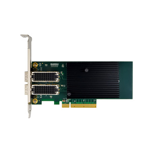 双SFP + 光纤英特尔X710 PCIe X8网卡10GbE融合网卡，用于服务器适配器人工智能服务器10gbps传输速率库存