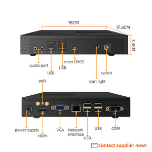 Fábrica Intel Core I3 I5 I7 Procesador Mini Pc Computadora 8Gb Ddr3L 128Gb mSata SSd RS232 COM Dual Core Mini Pc de escritorio - Product Image 6