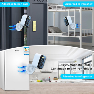 Cámara DE SEGURIDAD Wifi de 5MP con detección humana PIR alimentada por batería Cámara de red compatible con la aplicación ICsee gratuita - Product Image 2