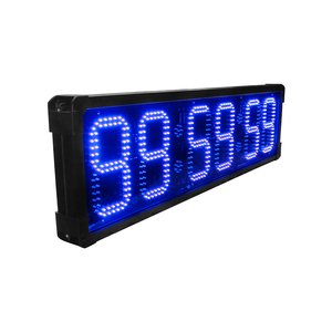 Fabbrica 8 pollici grande schermo singolo lato blu Display digitale Led Timer digitale esterno usato corsa Marathon cronometraggio orologio da corsa - Product Image 5