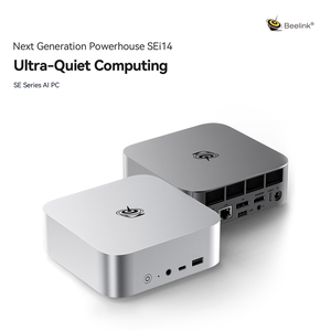 2025 Beelink Sei14ミニPC Intel Ultra 9 185H CPU 64GB 96GB DDR5 1テラバイトPCIe 4.0 SSDミニコンピューターサポートデュアル2.5GゲームミニPC - Product Image 2